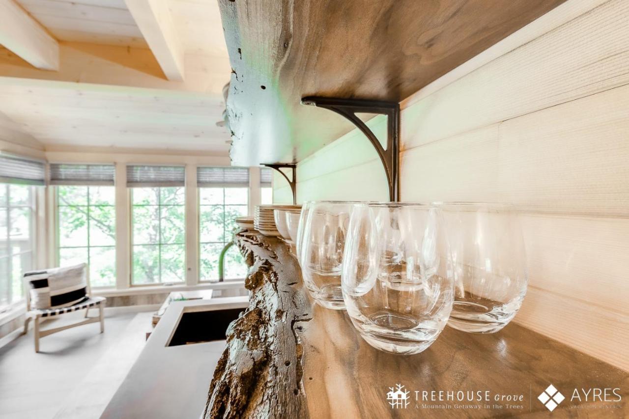 The Blackjack Oak In Treehouse Grove At Norton Creek 개틀린버그 외부 사진